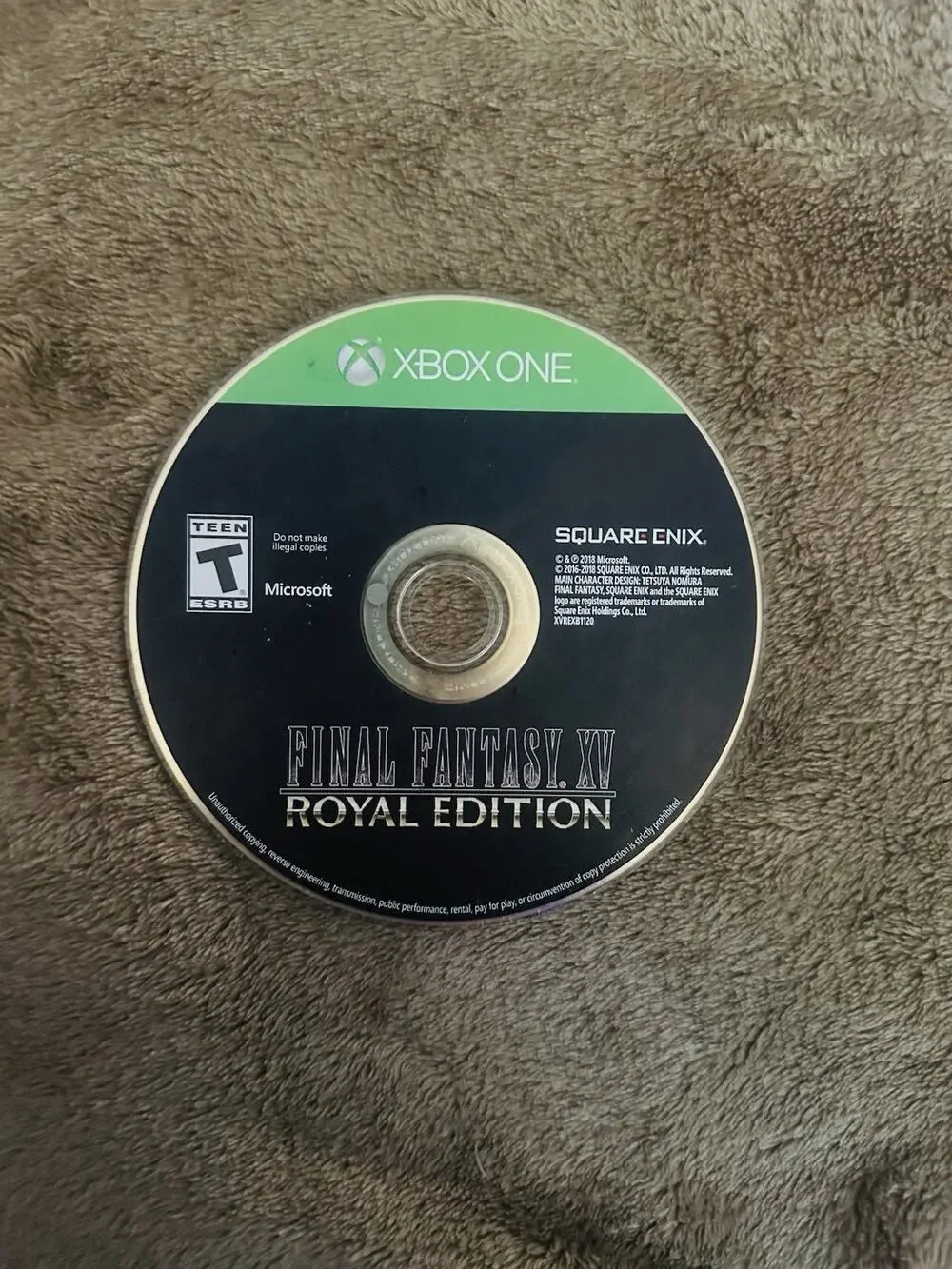 Final Fantasy XV 15 Xbox One Disc Only Tested and Works